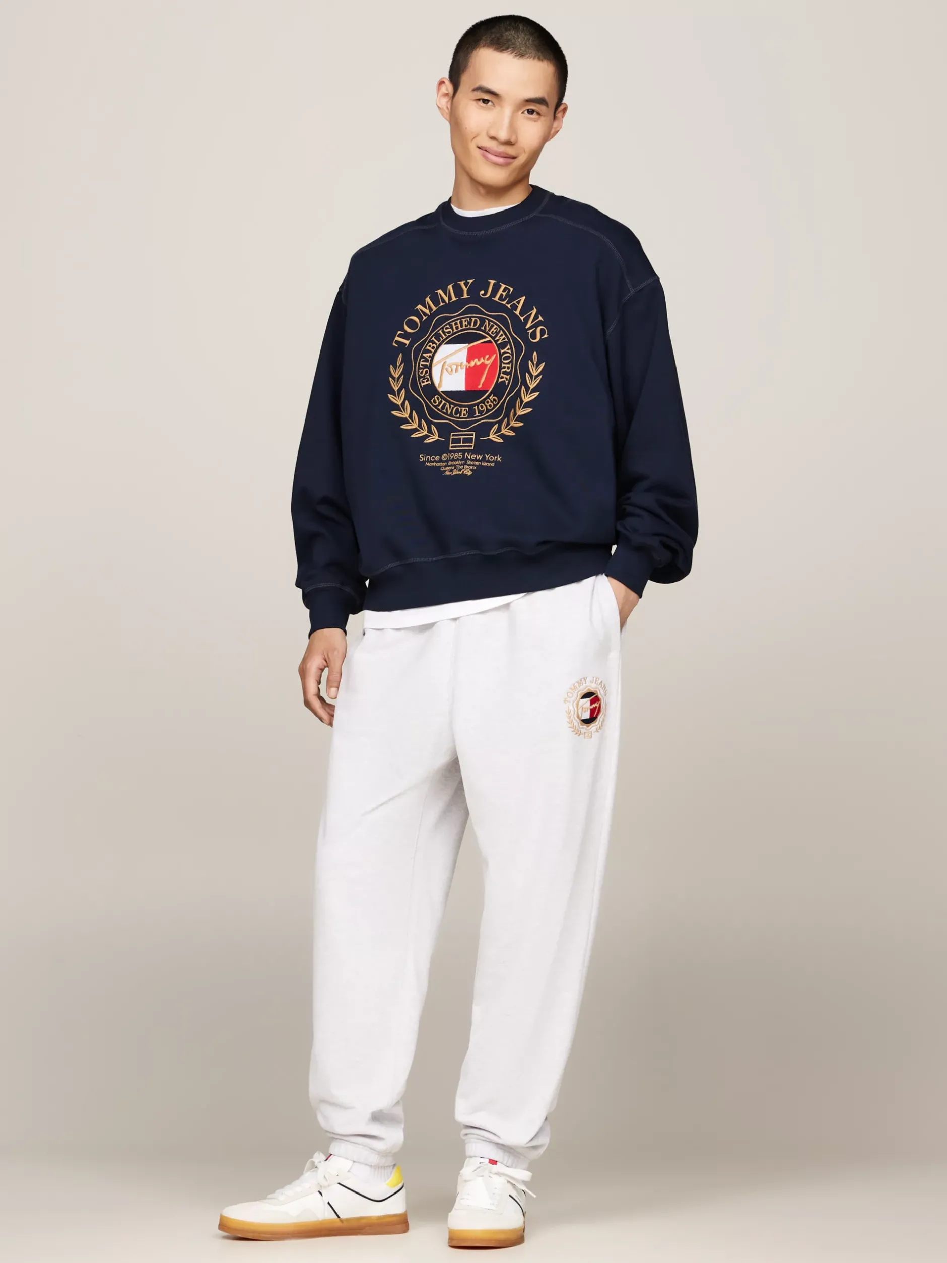 Bluzy Dresowe & Z Kapturem*Tommy Hilfiger Bluza Z Kolekcji Prep Explorer DARK NIGHT NAVY