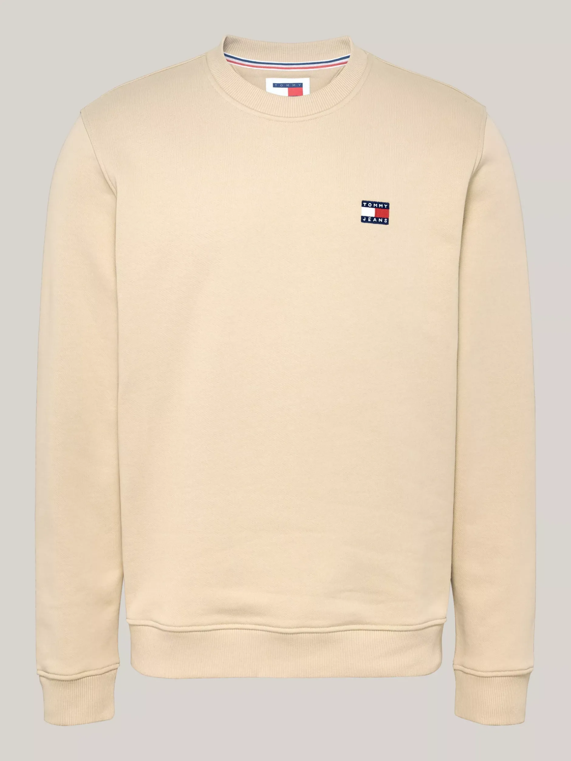 Bluzy Dresowe & Z Kapturem*Tommy Hilfiger Bluza Z Okrągłym Dekoltem I Naszywką Tommy GENTLE GOLD