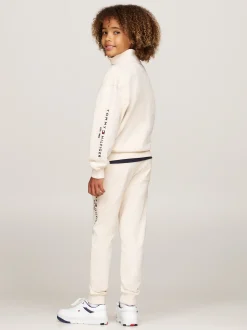 Bluzy Dresowe I Z Kapturem|Bluzy Dresowe I Z Kapturem*Tommy Hilfiger Bluza Z Wysokim Kołnierzem Na Zamek CALICO HEATHER