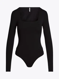 T-Shirty*Tommy Hilfiger Body TH Heritage Z Długim Rękawem BLACK
