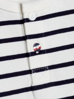 Dziewczynki|Chłopcy*Tommy Hilfiger Body W Paski Z Długim Rękawem DESERT SKY