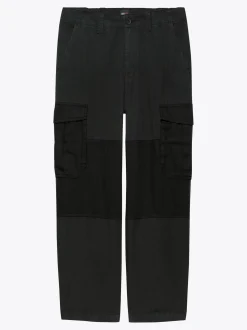 Spodnie*Tommy Hilfiger Bojówki Aiden O Obszernym Kroju BLACK