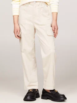 Spodnie, Szorty I Spódnice*Tommy Hilfiger Bojówki O Luźnym Kroju CLASSIC BEIGE