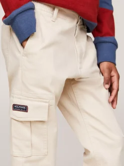 Spodnie I Szorty*Tommy Hilfiger Bojówki Z Prostymi Nogawkami CLASSIC BEIGE