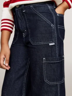 Jeansy*Tommy Hilfiger Bojówki Z Szerokimi Nogawkami RINSE