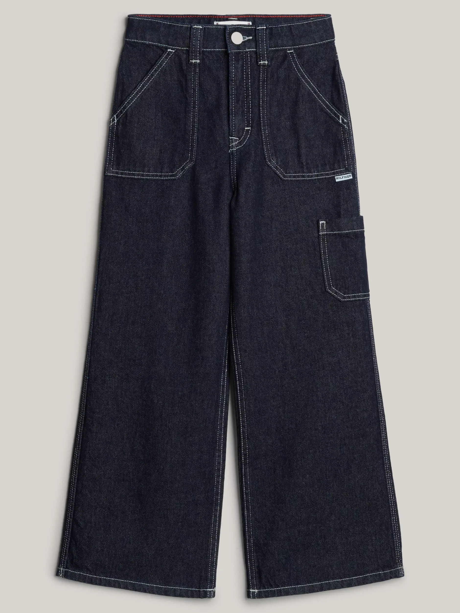 Jeansy*Tommy Hilfiger Bojówki Z Szerokimi Nogawkami RINSE
