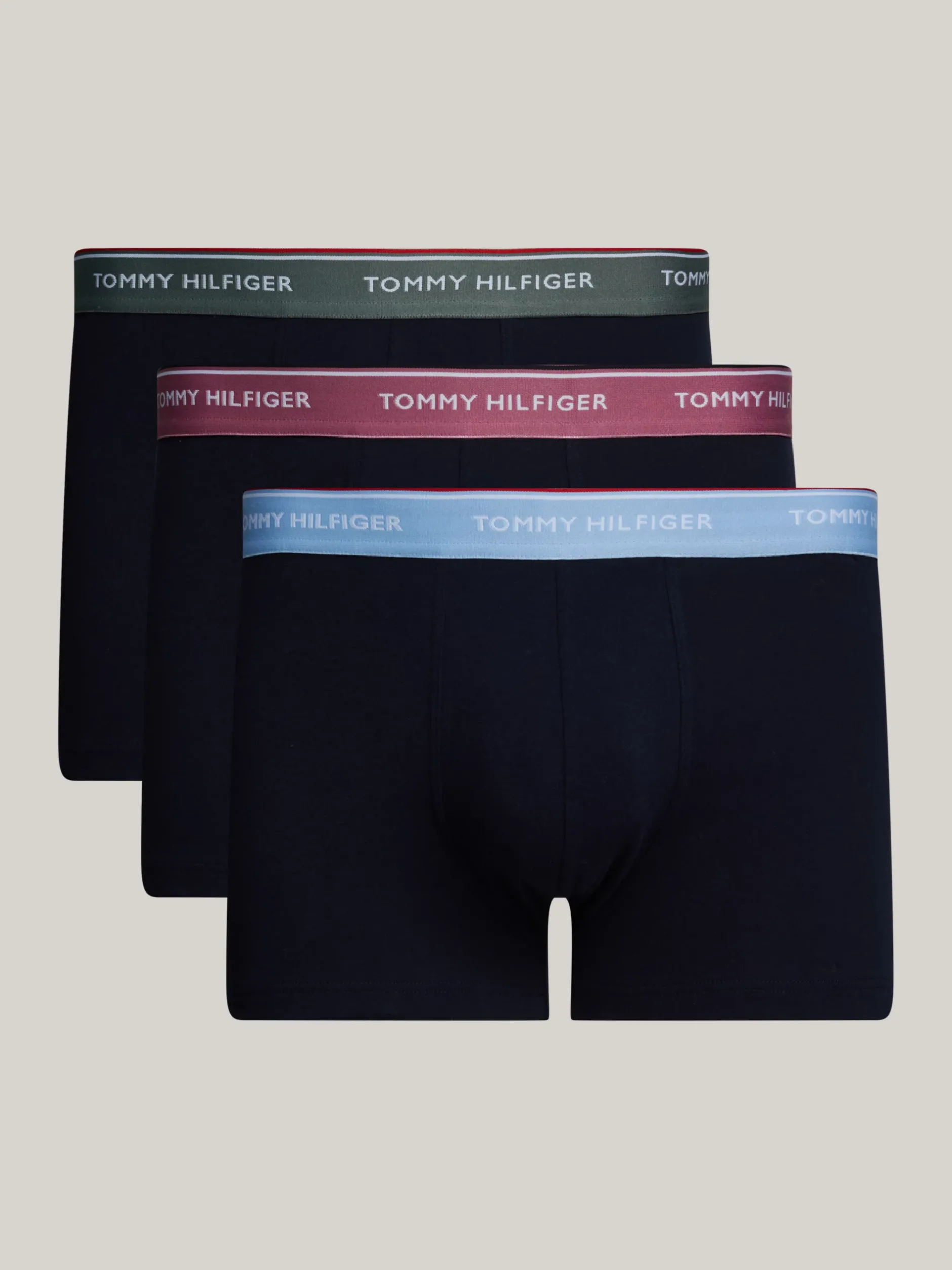 Kąpielówki|Multipacks*Tommy Hilfiger Bokserki Trunks Premium Essential, 3 Pary WELL WATER/STONEWASH/METRO MAUVE