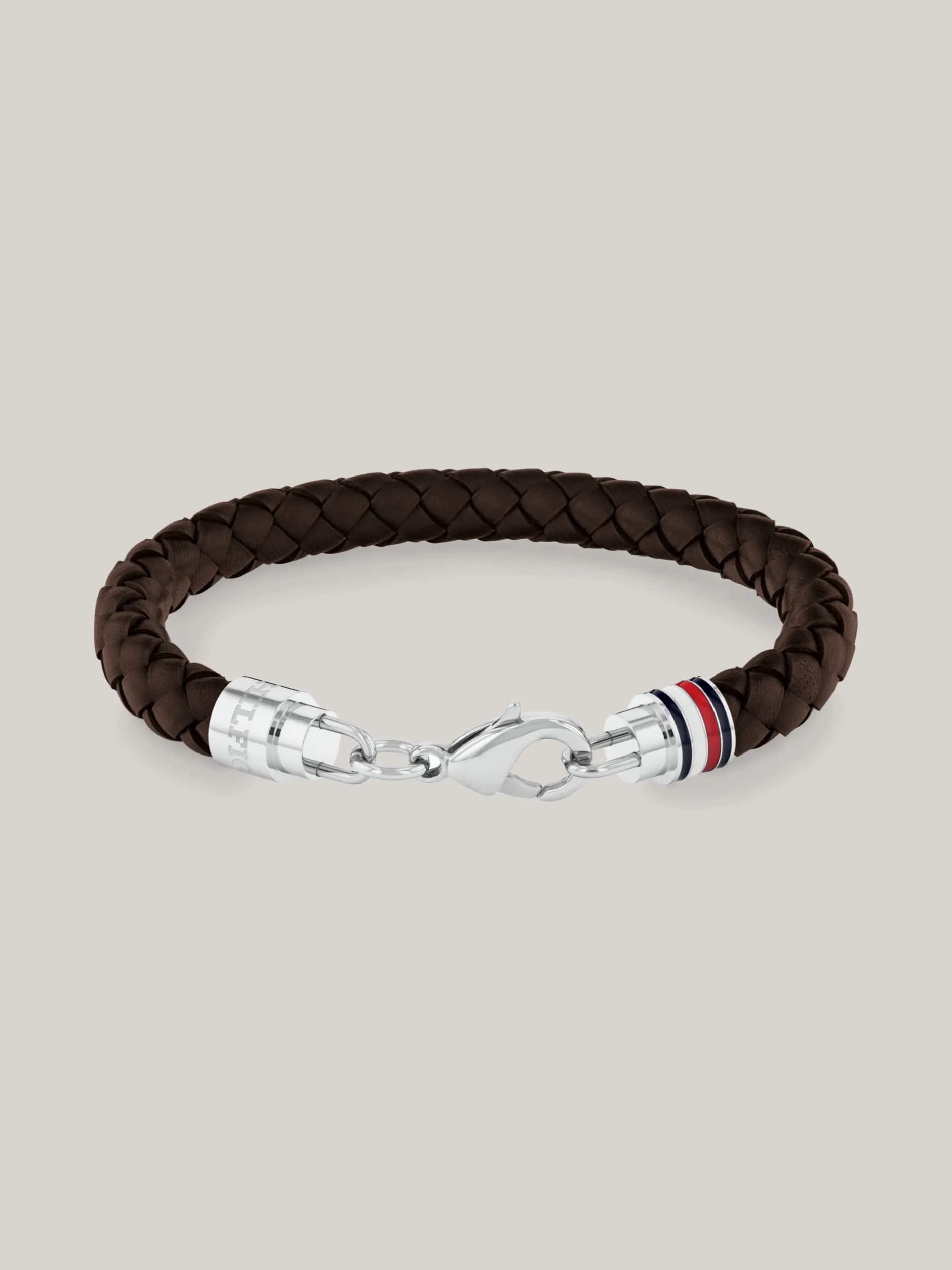 Biżuteria & Spinki Do Mankietów*Tommy Hilfiger Brązowa Pleciona Bransoletka Ze Skóry Iconic BROWN