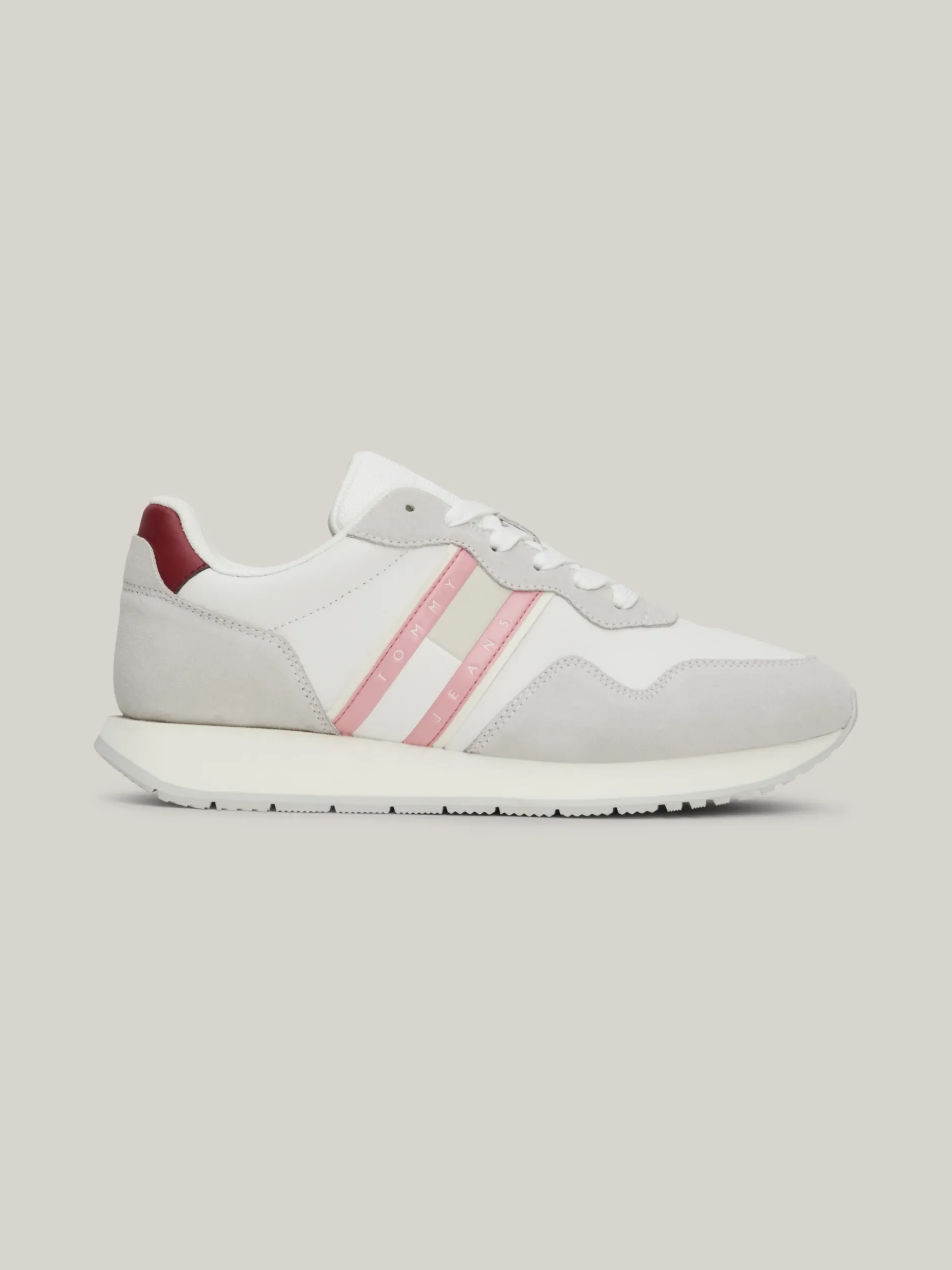 Sneakersy*Tommy Hilfiger Buty Do Biegania O Mieszanej Fakturze STRATUS GREY