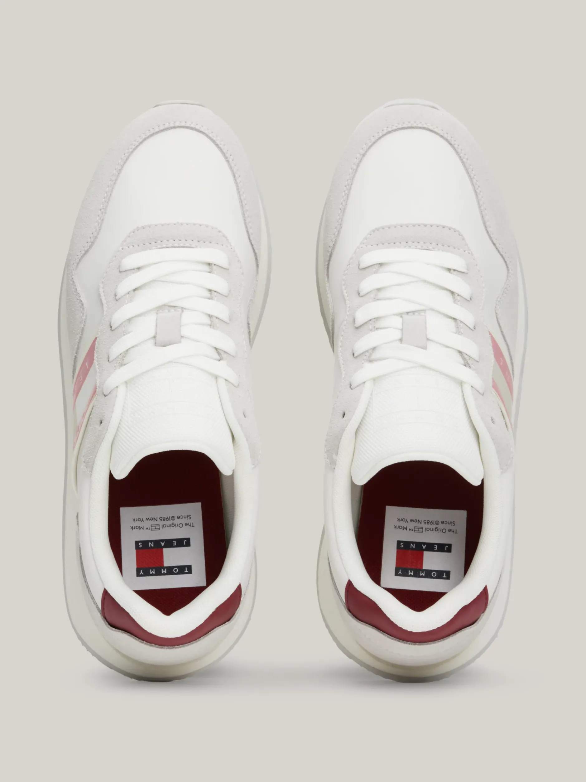 Sneakersy*Tommy Hilfiger Buty Do Biegania O Mieszanej Fakturze STRATUS GREY