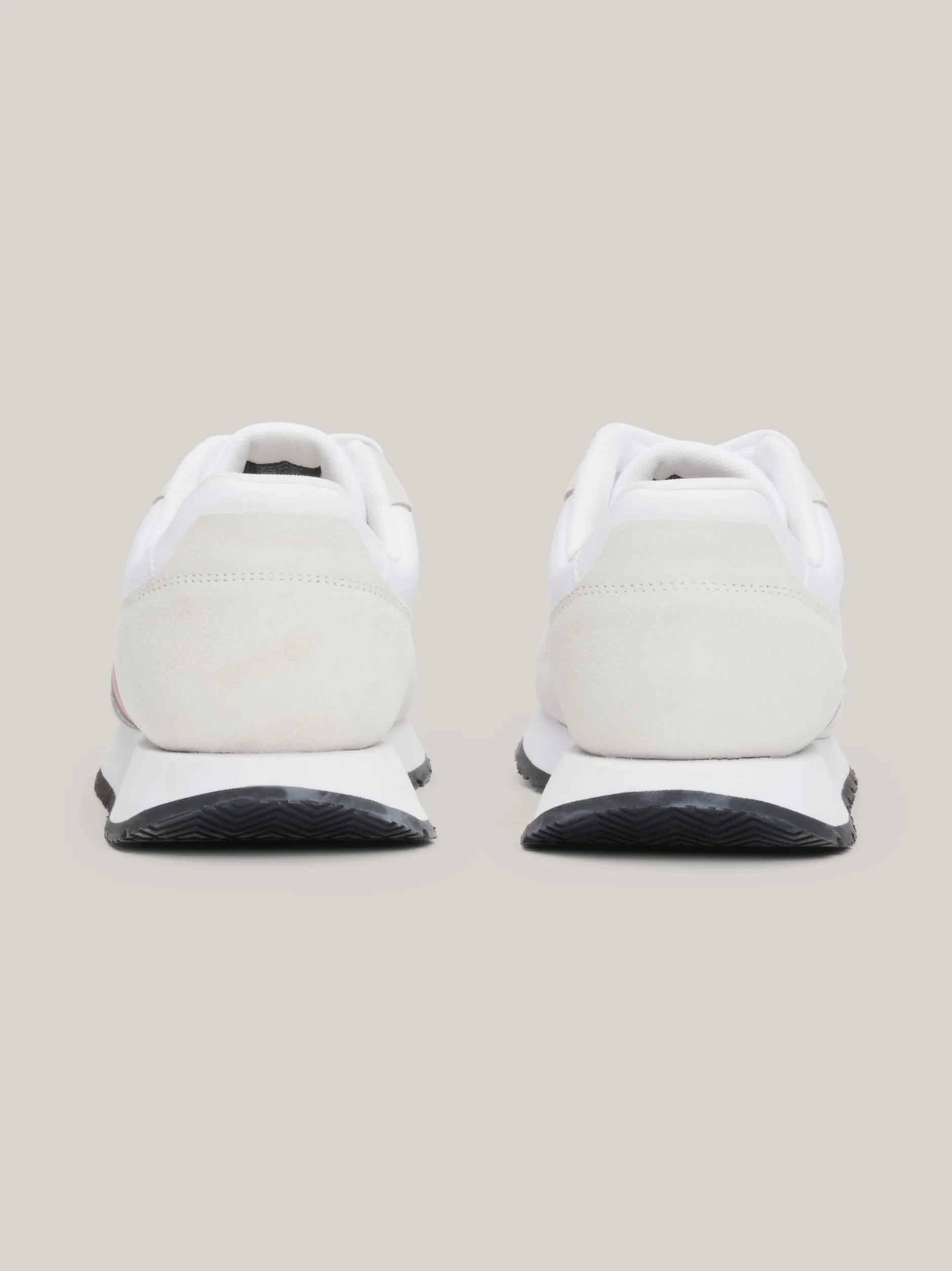 Sneakersy*Tommy Hilfiger Buty Do Biegania O Mieszanej Fakturze WHITE