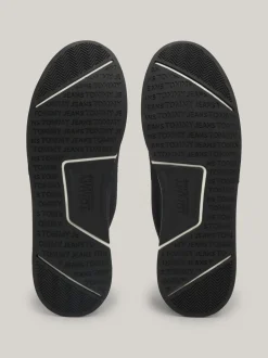Sneakersy*Tommy Hilfiger Buty Do Biegania Z Dzianinową Cholewką NEW CHARCOAL