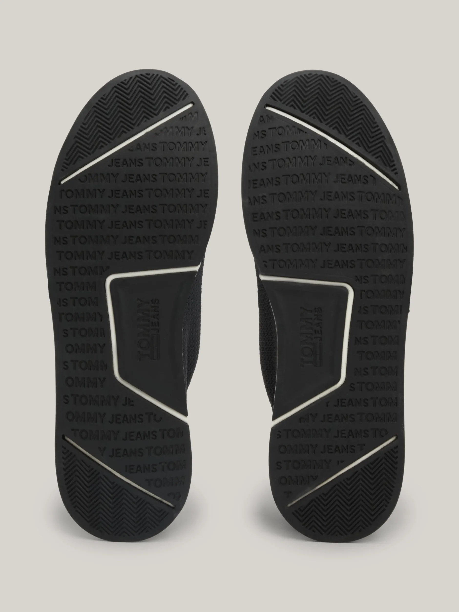 Sneakersy*Tommy Hilfiger Buty Do Biegania Z Dzianinową Cholewką NEW CHARCOAL
