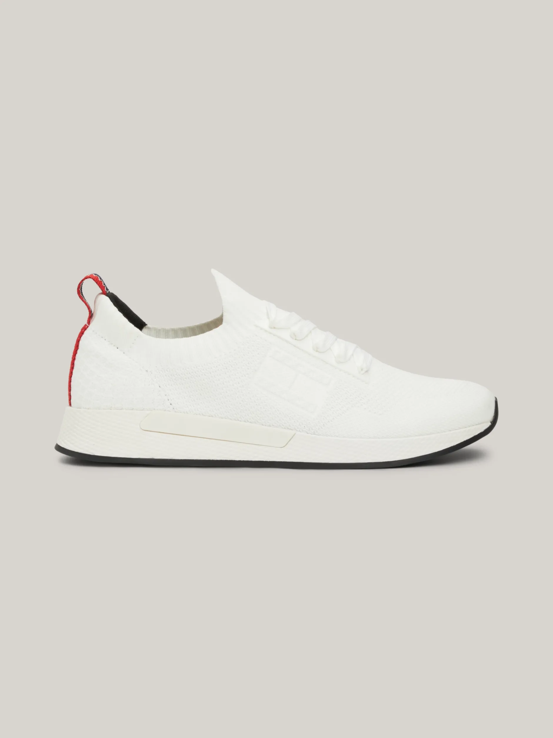 White Trainers|Sneakersy*Tommy Hilfiger Buty Do Biegania Z Dzianinową Cholewką ECRU