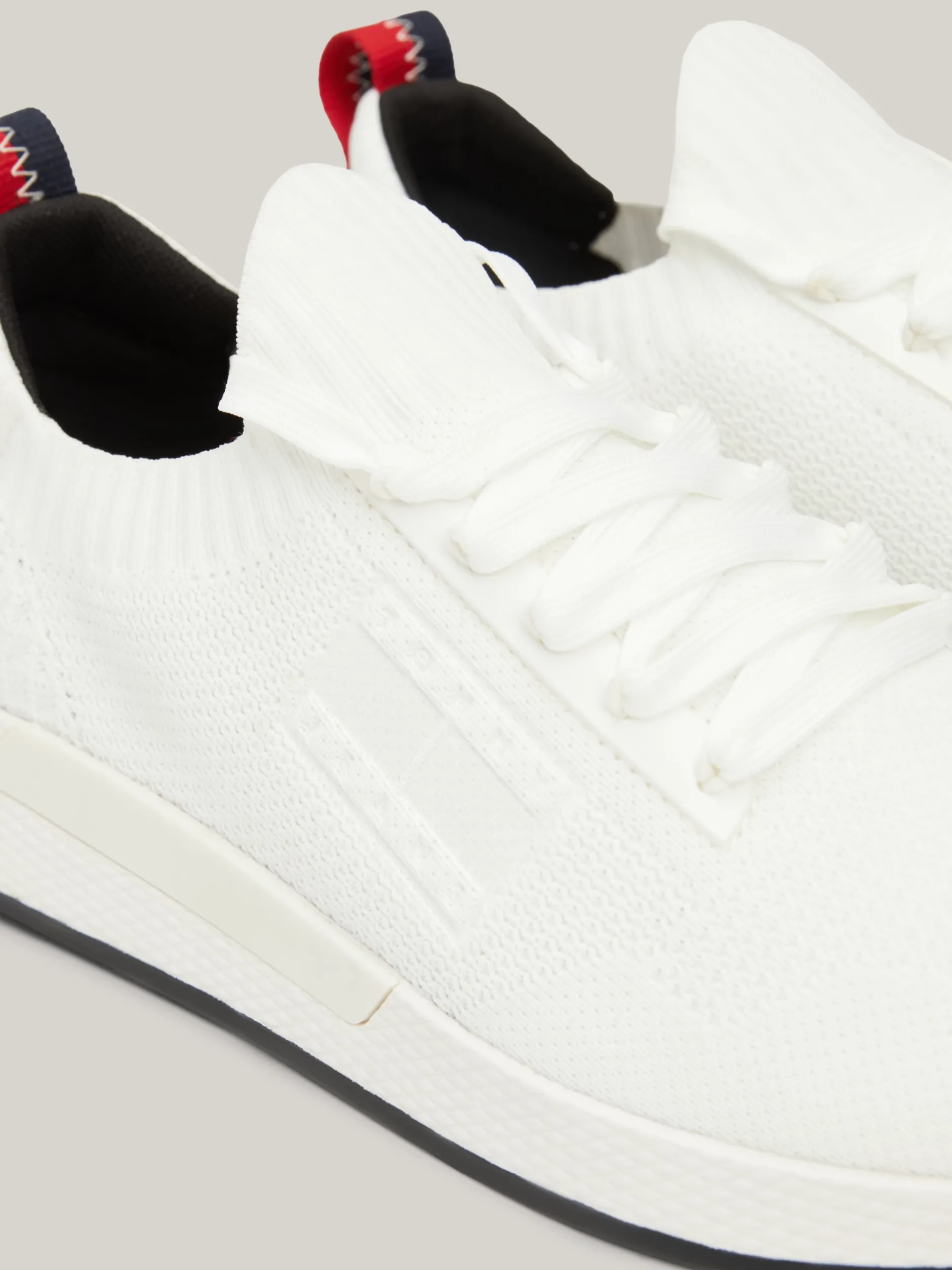 White Trainers|Sneakersy*Tommy Hilfiger Buty Do Biegania Z Dzianinową Cholewką ECRU