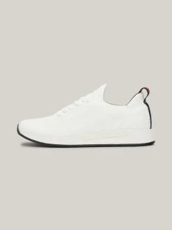 White Trainers|Sneakersy*Tommy Hilfiger Buty Do Biegania Z Dzianinową Cholewką ECRU