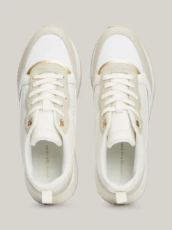 Sneakersy*Tommy Hilfiger Buty Do Biegania Z Monogramem TH CLASSIC KHAKI/NEUTRAL