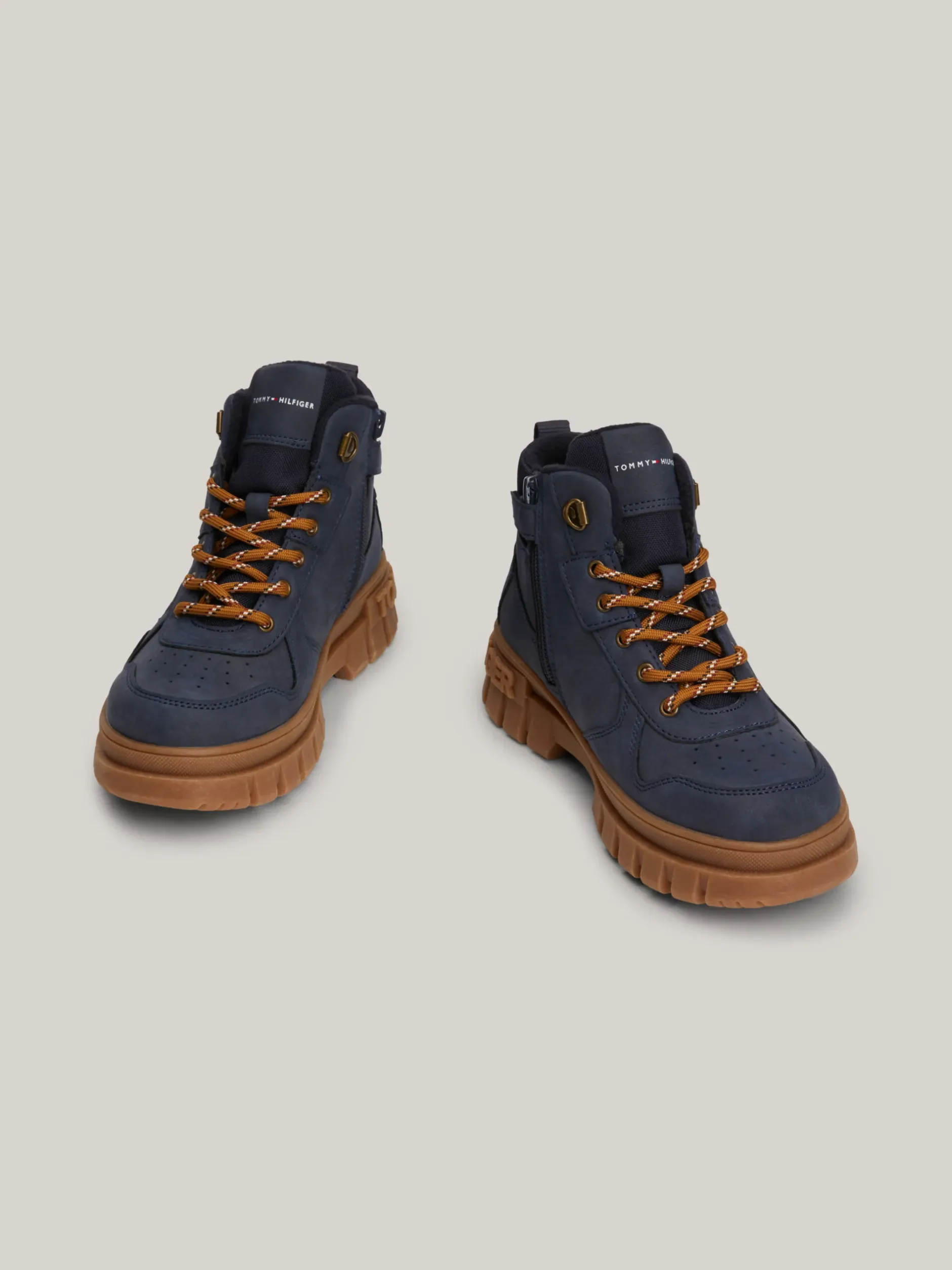 Obuwie I Akcesoria*Tommy Hilfiger Buty Do Kostki Na Podeszwie Z Protektorem BLUE