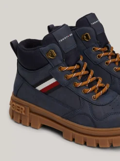 Obuwie I Akcesoria*Tommy Hilfiger Buty Do Kostki Na Podeszwie Z Protektorem BLUE