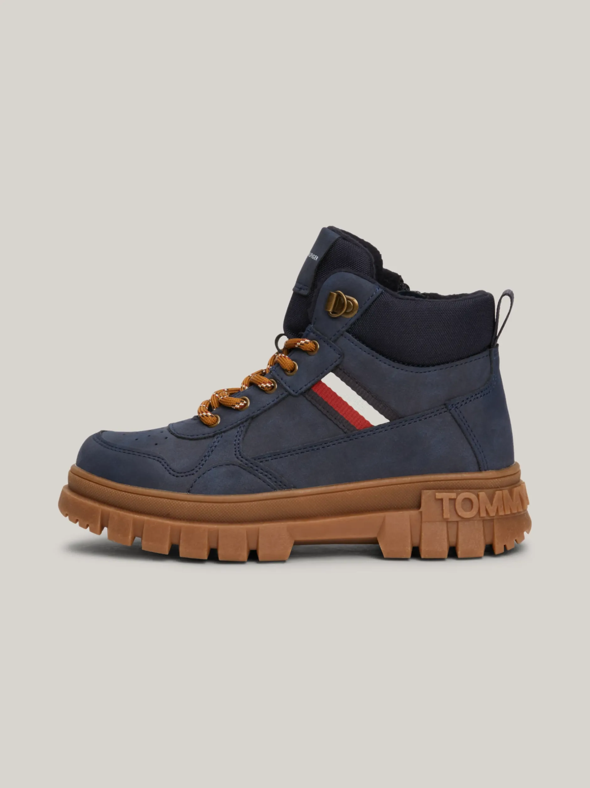 Obuwie I Akcesoria*Tommy Hilfiger Buty Do Kostki Na Podeszwie Z Protektorem BLUE