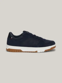 Sneakersy*Tommy Hilfiger Buty Do Koszykówki Z Nubuku DESERT SKY