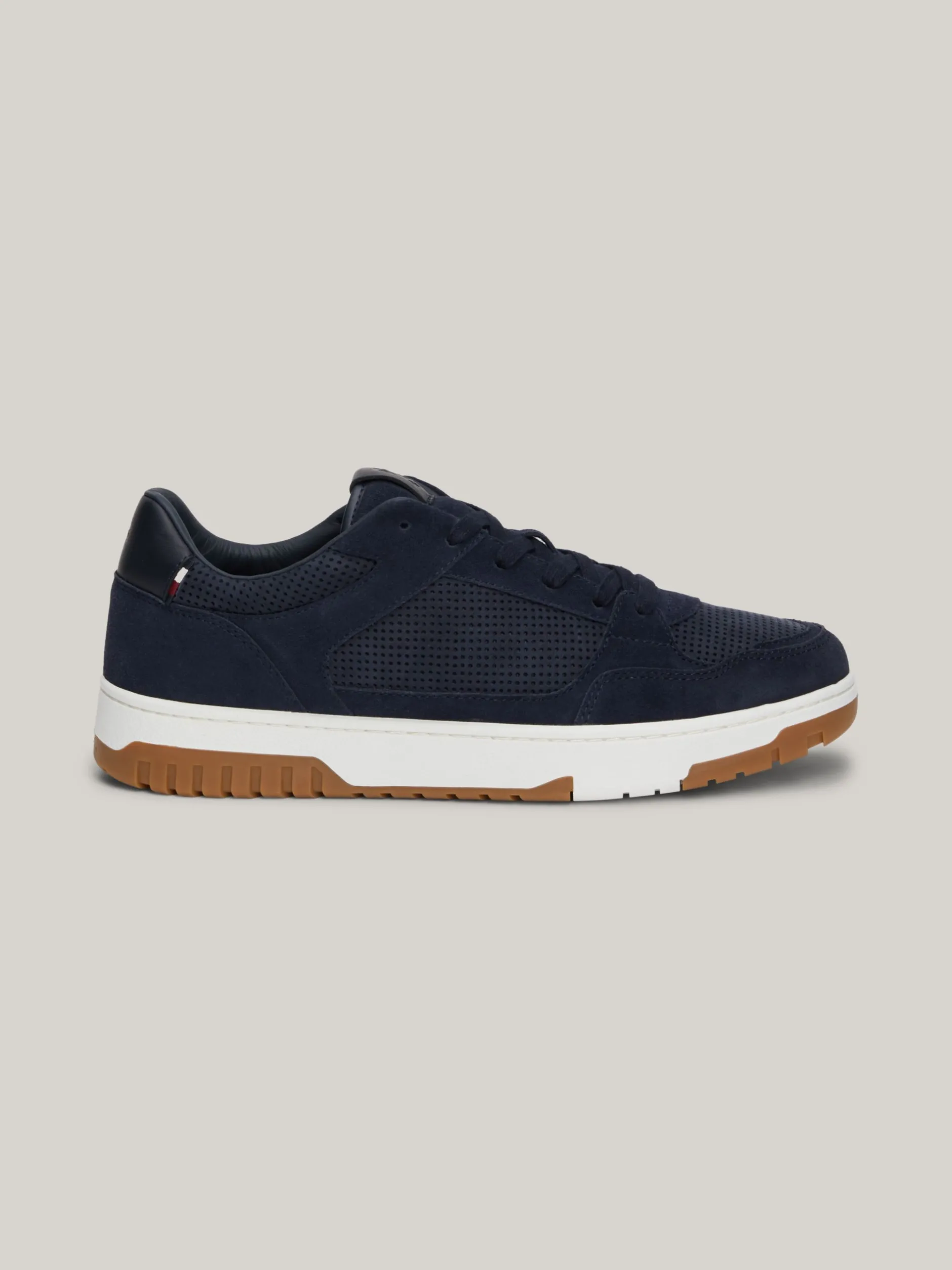 Sneakersy*Tommy Hilfiger Buty Do Koszykówki Z Nubuku DESERT SKY