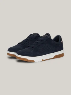 Sneakersy*Tommy Hilfiger Buty Do Koszykówki Z Nubuku DESERT SKY