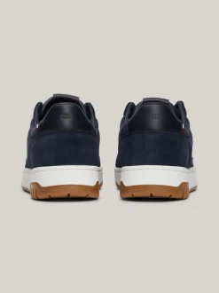 Sneakersy*Tommy Hilfiger Buty Do Koszykówki Z Nubuku DESERT SKY