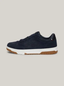Sneakersy*Tommy Hilfiger Buty Do Koszykówki Z Nubuku DESERT SKY