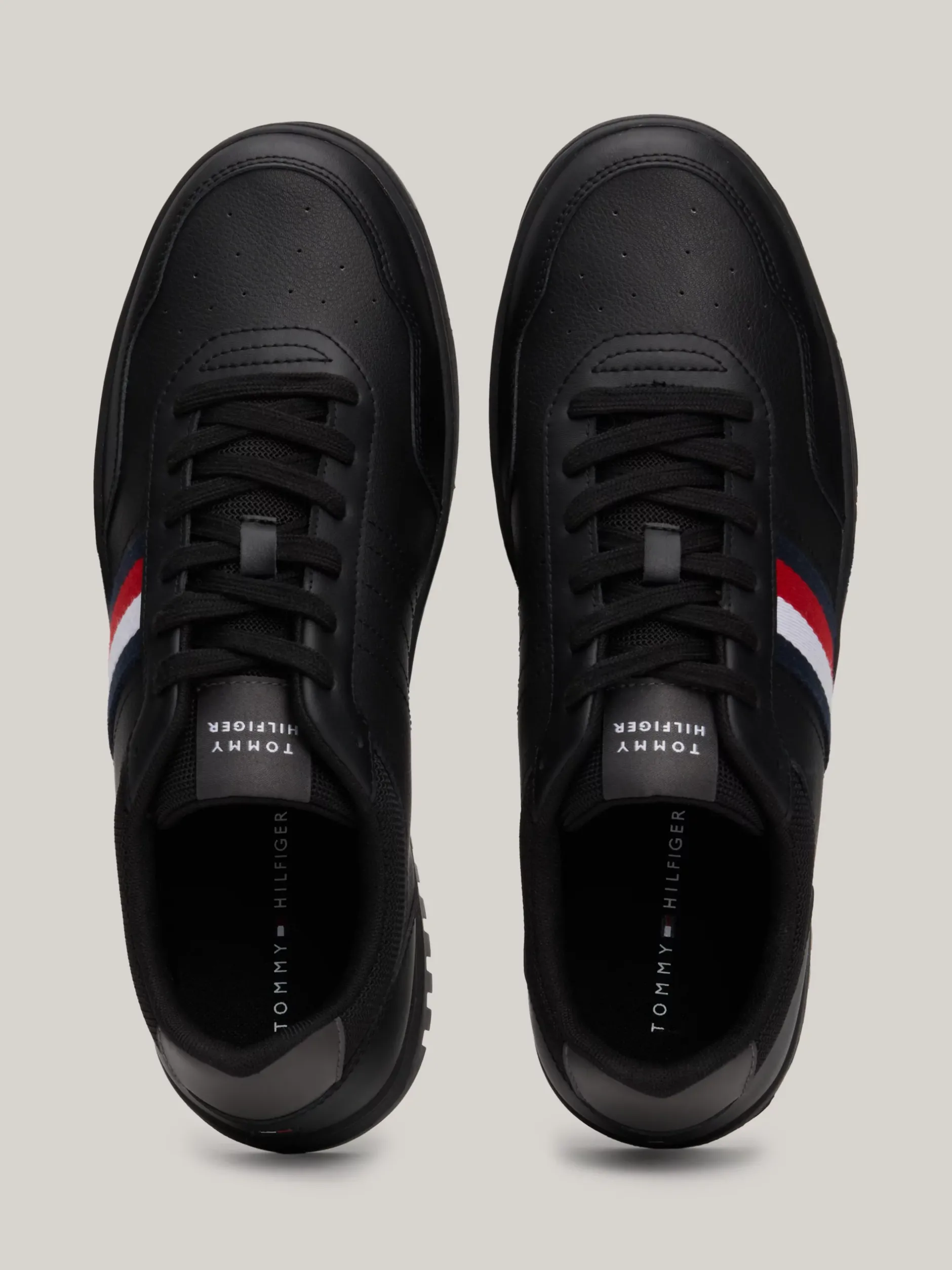 Sneakersy*Tommy Hilfiger Buty Do Koszykówki Z Sygnowaną Taśmą BLACK