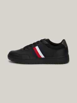 Sneakersy*Tommy Hilfiger Buty Do Koszykówki Z Sygnowaną Taśmą BLACK
