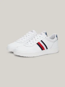 White Trainers|Sneakersy*Tommy Hilfiger Buty Do Koszykówki Z Sygnowaną Taśmą WHITE