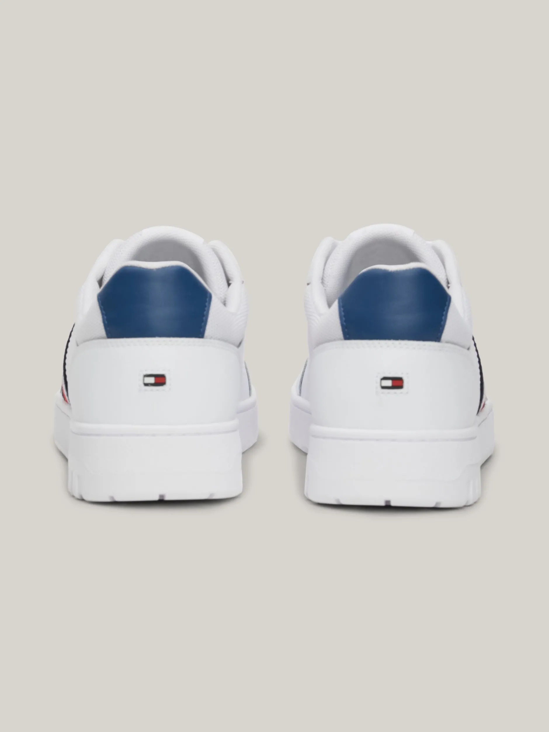 White Trainers|Sneakersy*Tommy Hilfiger Buty Do Koszykówki Z Sygnowaną Taśmą WHITE