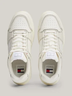 White Trainers|Sneakersy*Tommy Hilfiger Buty Koszykarskie Brooklyn Ze Wstawkami Z Denimu IVORY