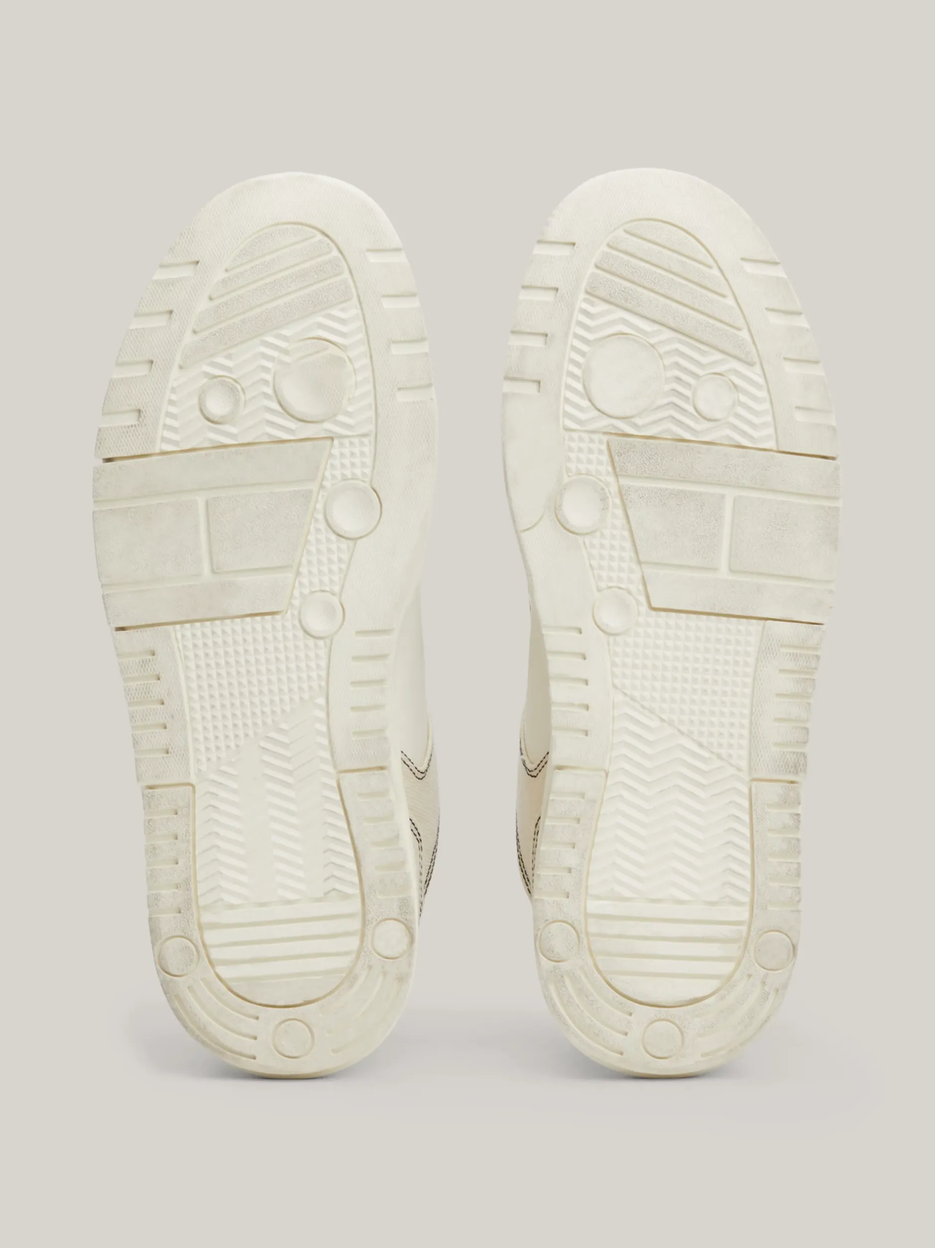 White Trainers|Sneakersy*Tommy Hilfiger Buty Koszykarskie Brooklyn Ze Wstawkami Z Denimu IVORY