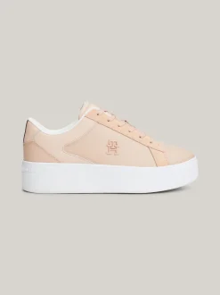 Sneakersy*Tommy Hilfiger Buty Sportowe Casual Chic Na Platformie PINK BLOOM