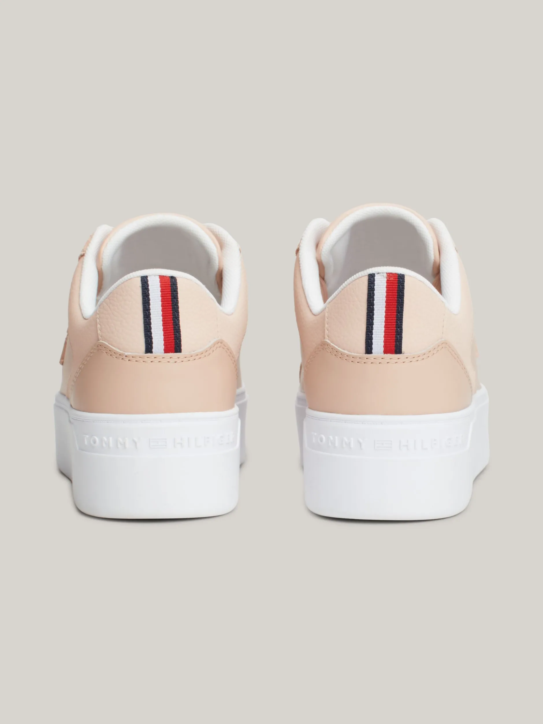 Sneakersy*Tommy Hilfiger Buty Sportowe Casual Chic Na Platformie PINK BLOOM