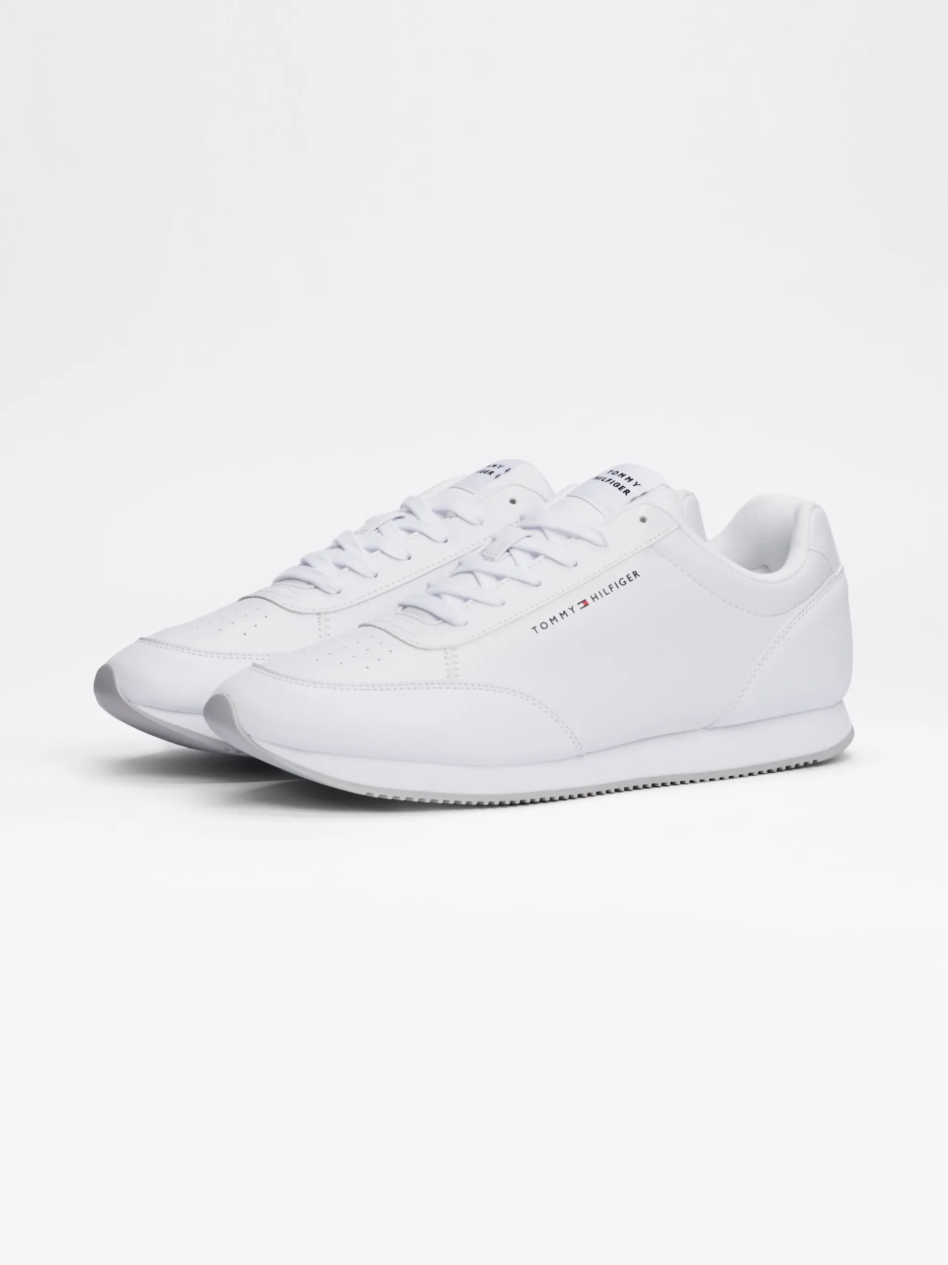White Trainers|Sneakersy*Tommy Hilfiger Buty Sportowe Do Biegania Z Flagą Essential WHITE