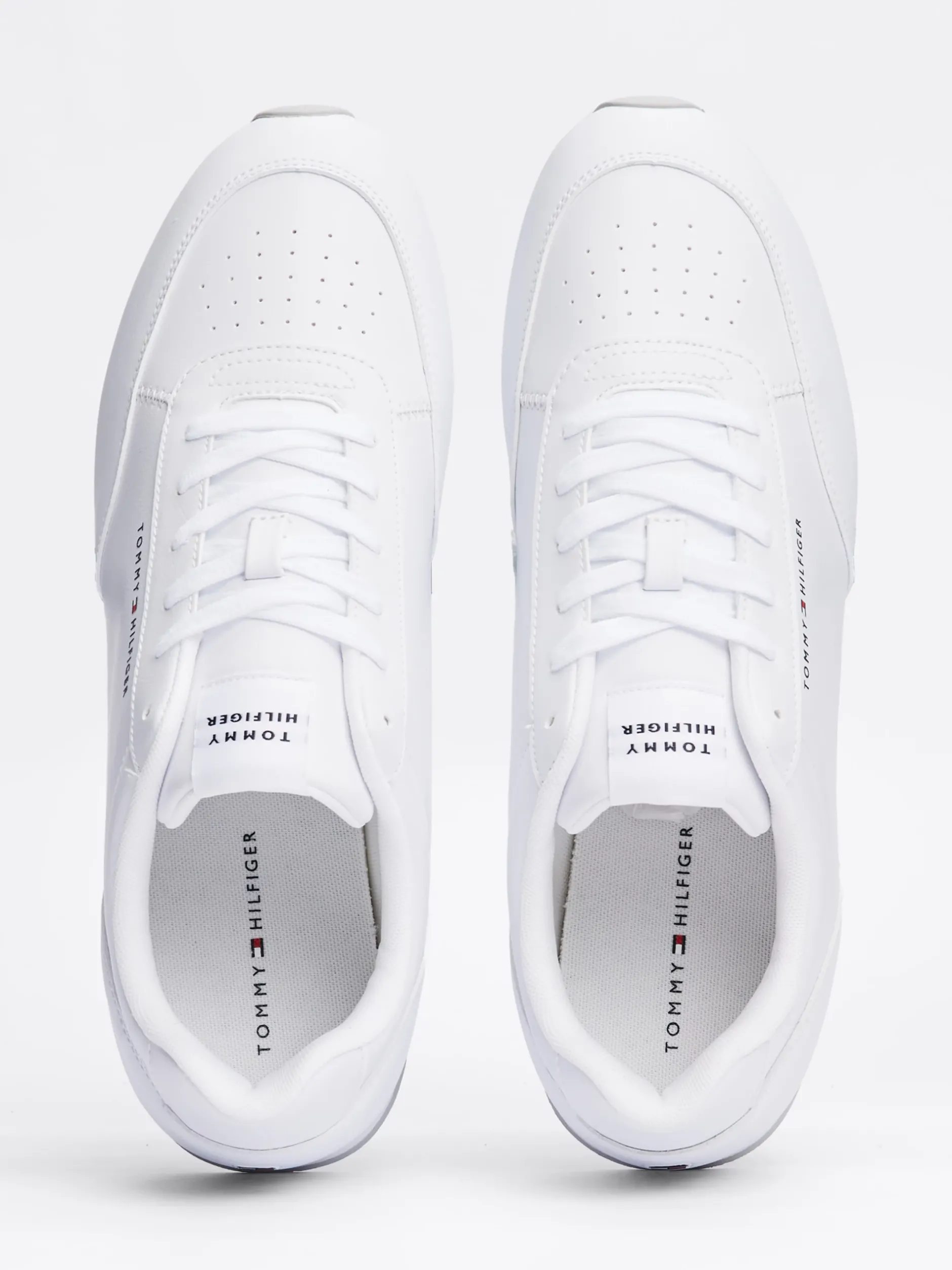 White Trainers|Sneakersy*Tommy Hilfiger Buty Sportowe Do Biegania Z Flagą Essential WHITE