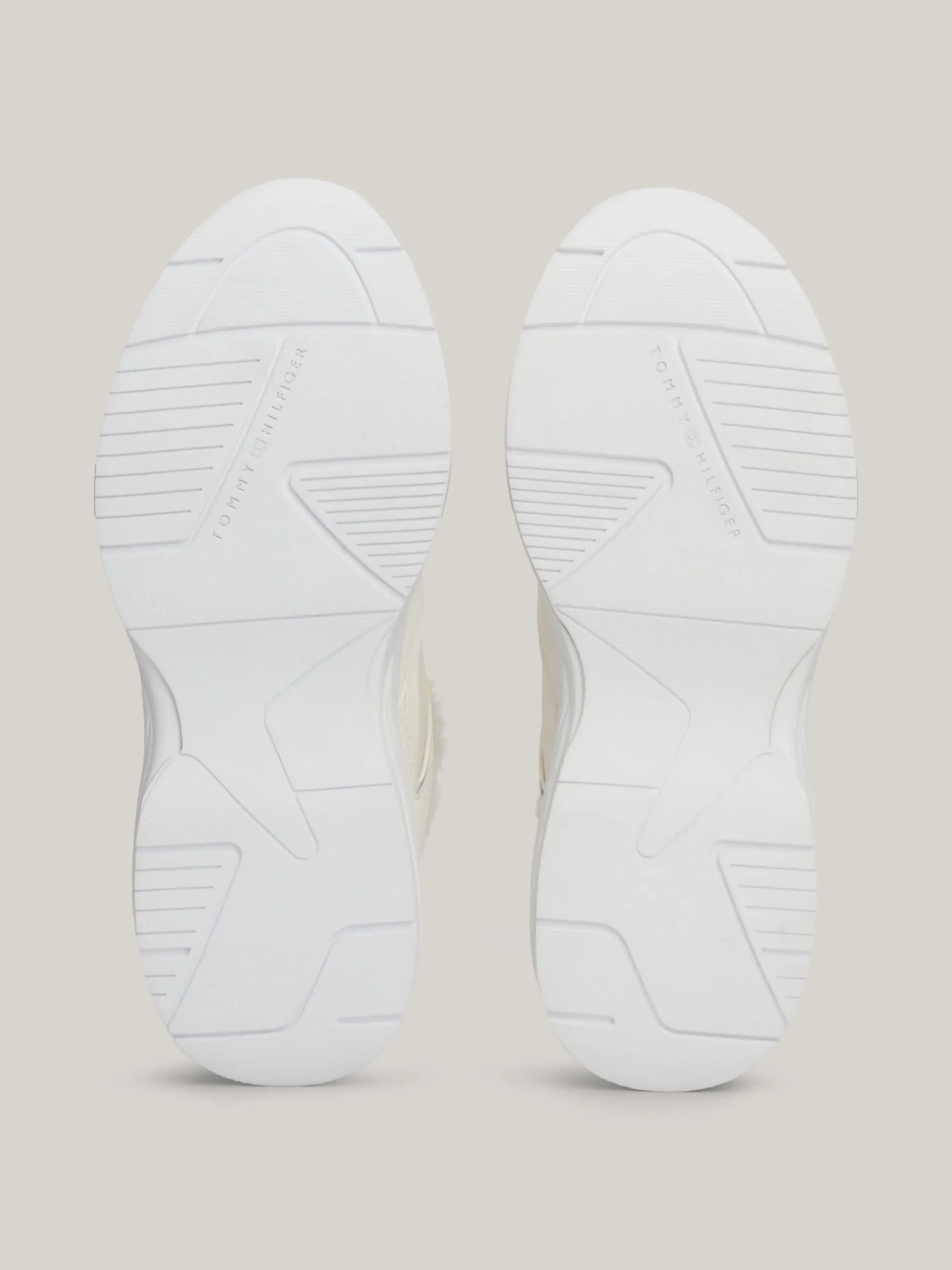 Sneakersy*Tommy Hilfiger Buty Sportowe Do Biegania Na Grubej Podeszwie ANCIENT WHITE