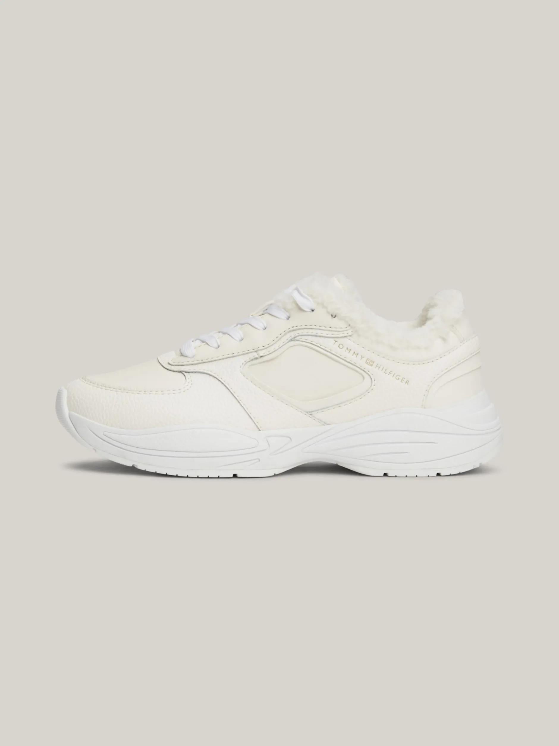 Sneakersy*Tommy Hilfiger Buty Sportowe Do Biegania Na Grubej Podeszwie ANCIENT WHITE