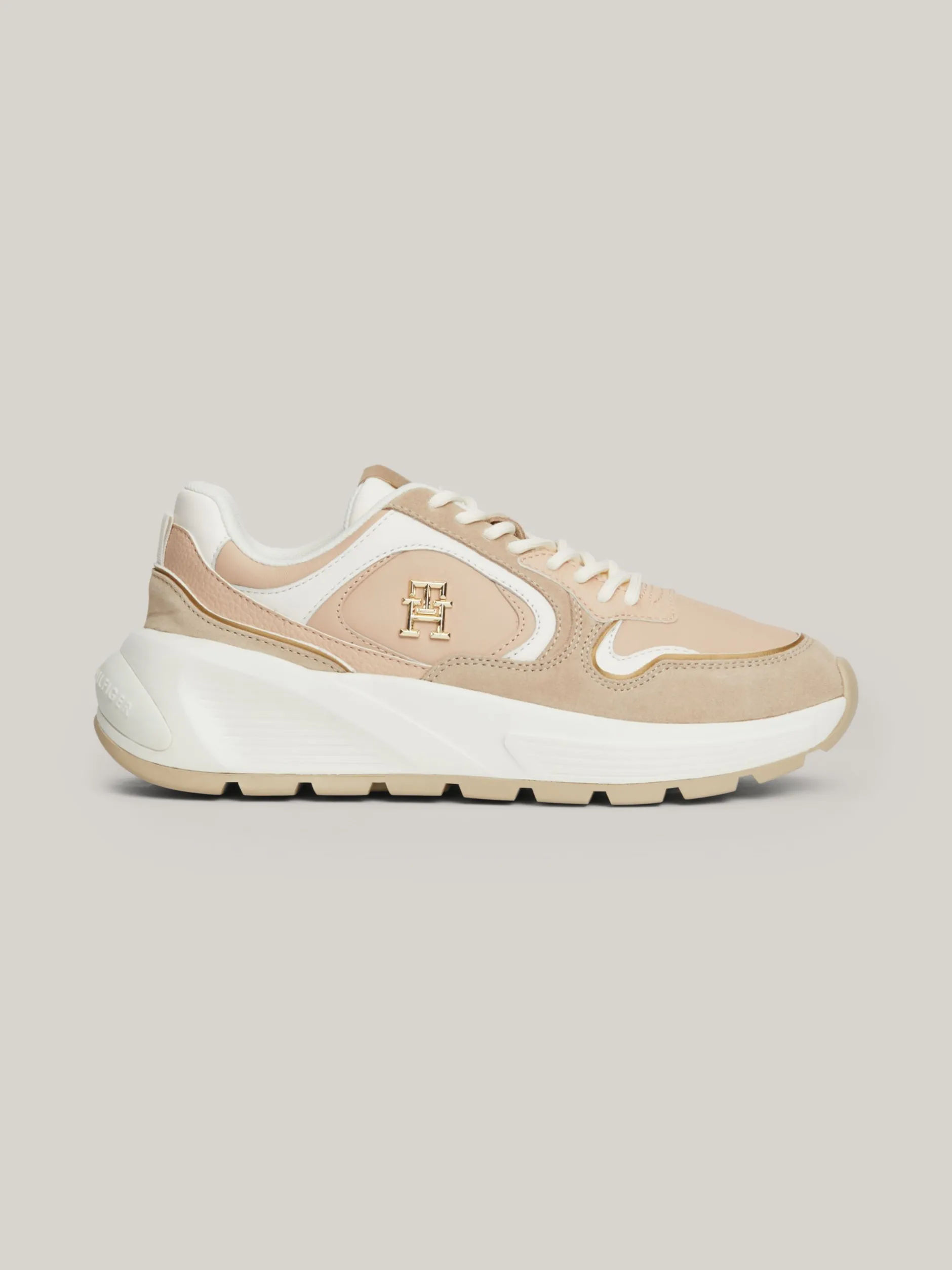Sneakersy*Tommy Hilfiger Buty Sportowe Do Biegania Na Grubej Podeszwie MISTY BLUSH