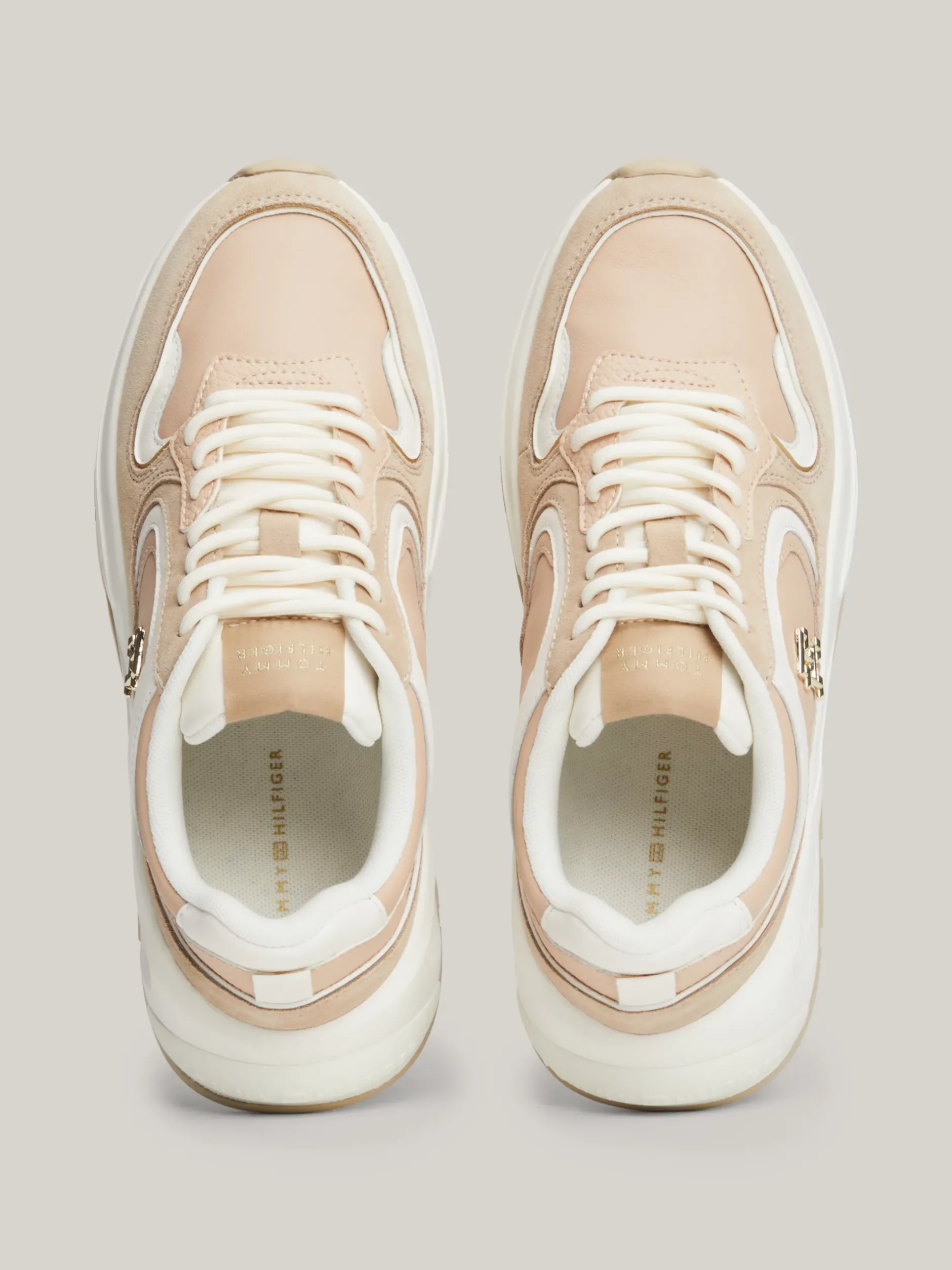 Sneakersy*Tommy Hilfiger Buty Sportowe Do Biegania Na Grubej Podeszwie MISTY BLUSH