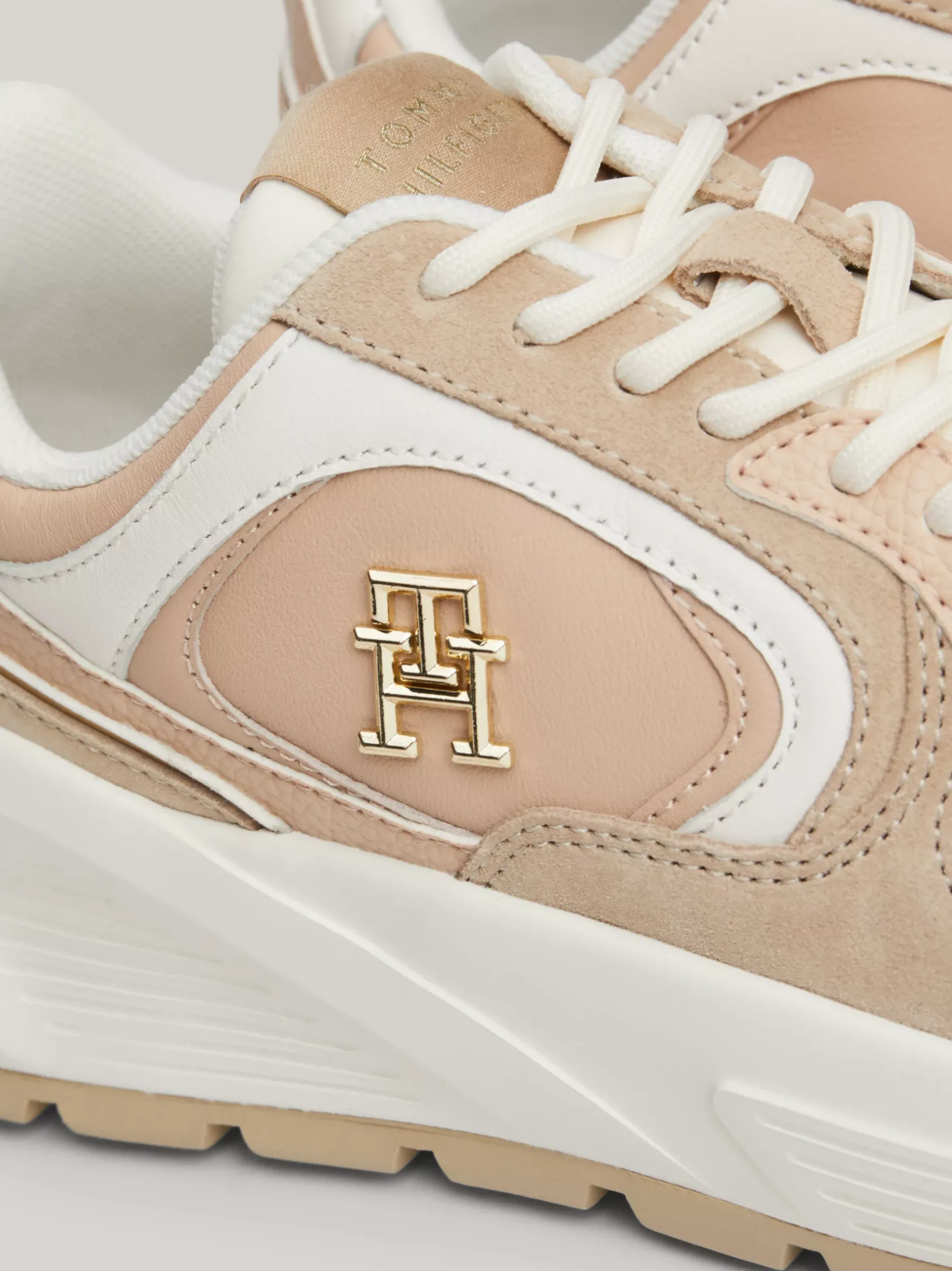 Sneakersy*Tommy Hilfiger Buty Sportowe Do Biegania Na Grubej Podeszwie MISTY BLUSH