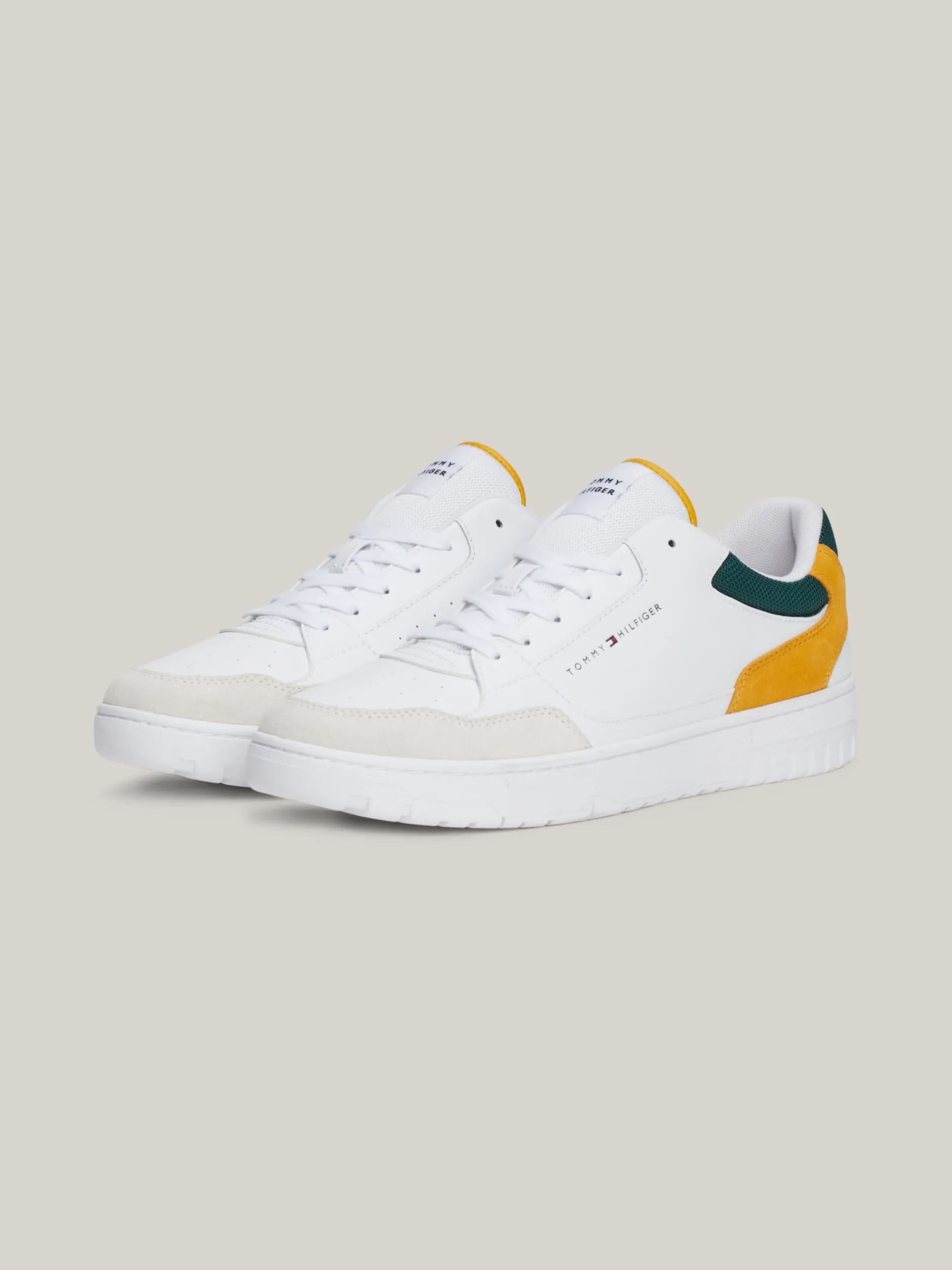 White Trainers|Sneakersy*Tommy Hilfiger Buty Sportowe Essential Z Kolorowym Designem CITY YELLOW
