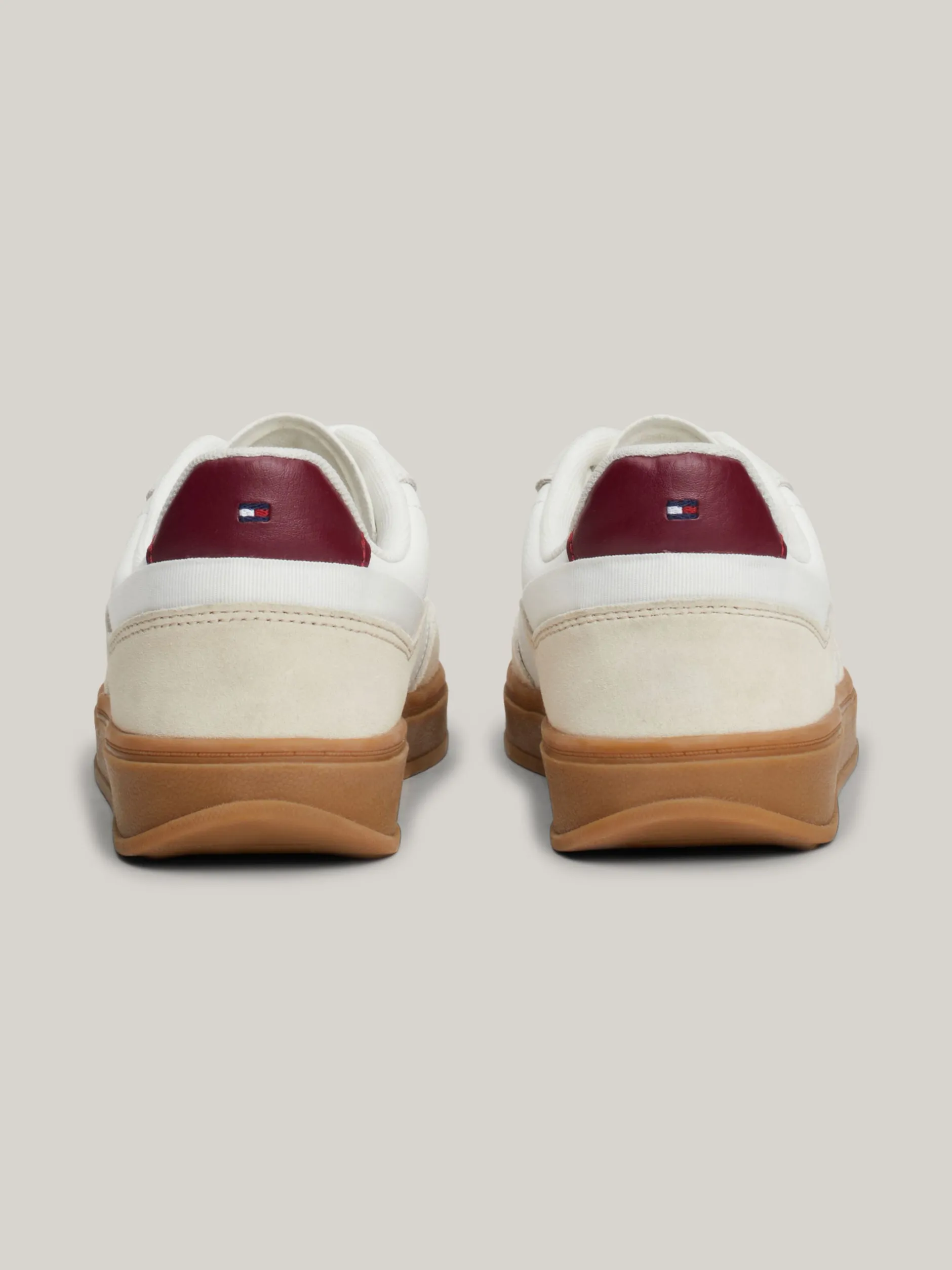 Sneakersy*Tommy Hilfiger Buty Sportowe Heritage Z Zamszu CLASSIC BEIGE