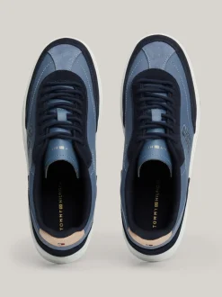 Sneakersy*Tommy Hilfiger Buty Sportowe Heritage Z Zamszu FADED INK