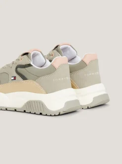 Obuwie I Akcesoria*Tommy Hilfiger Buty Sportowe Na Grubej Podeszwie Z Protektorem GREY/MILITARY GREEN