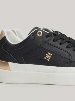 Sneakersy*Tommy Hilfiger Buty Sportowe Na Grubej Podeszwie BLACK
