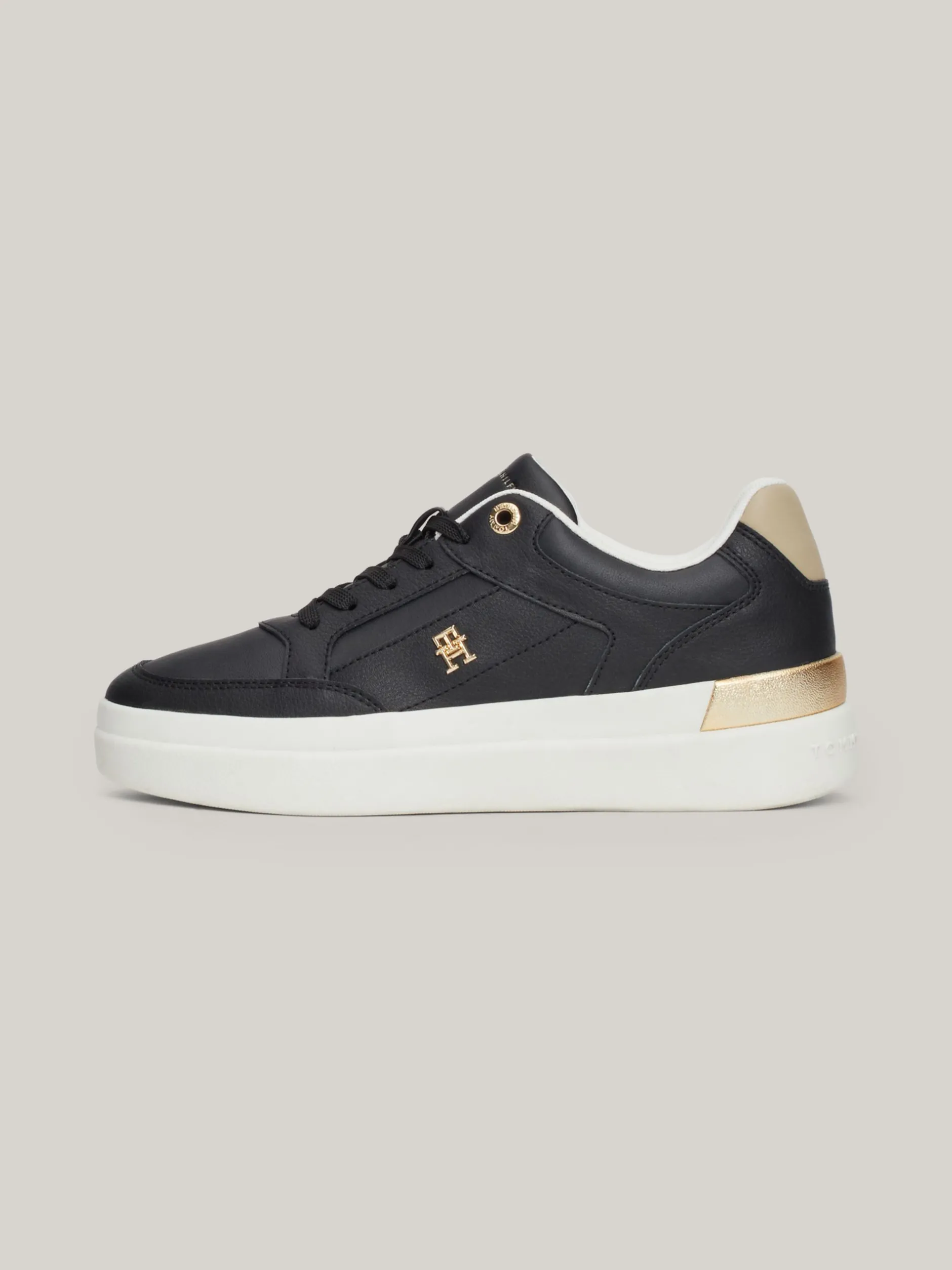 Sneakersy*Tommy Hilfiger Buty Sportowe Na Grubej Podeszwie BLACK